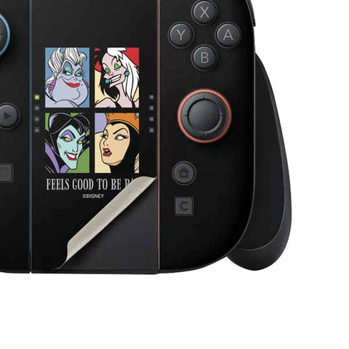 Disney Villains Characters Feels Good To Be Bad Nintendo Switch 2 (2025) Joy-Con Controller Skin