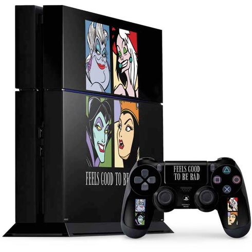 Disney Villains Characters Feels Good To Be Bad PlayStation PS4 Skins