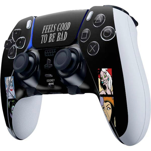 Disney Villains Characters Feels Good To Be Bad PS5 DualSense Edge Pro Controller Skin
