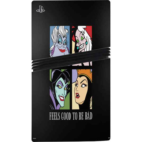 Disney Villains Characters Feels Good To Be Bad PS5 Pro Console Skin