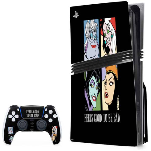 Disney Villains Characters Feels Good To Be Bad PlayStation PS5 Skins