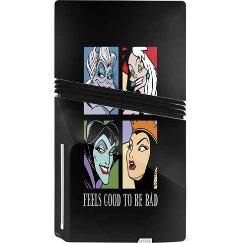 Disney Villains Characters Feels Good To Be Bad PS5 Pro Disk Bundle Skin