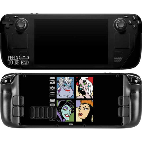 Disney Villains Characters Feels Good To Be Bad Steam Deck Handheld Gaming Computer OLED Skin