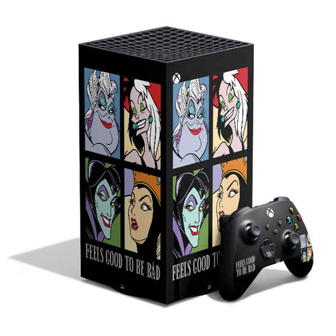 Disney Villains Characters Feels Good To Be Bad XBox Series X Digital Edition Bundle Skin