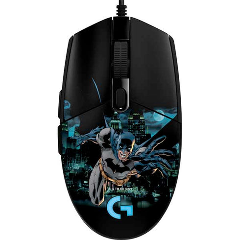 DC Comics Batman All Star Batman & Robin, The Boy Wonder Action Pose Art BY Jim Lee G203 Prodigy RGB Wired Gaming Mouse Skin