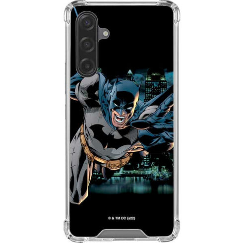 DC Comics Batman All Star Batman & Robin, The Boy Wonder Action Pose Art BY Jim Lee Galaxy A17 Clear Case