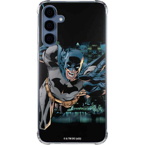 DC Comics Batman All Star Batman & Robin, The Boy Wonder Action Pose Art BY Jim Lee Galaxy A55 5G Clear Case