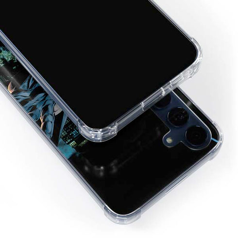 DC Comics Batman All Star Batman & Robin, The Boy Wonder Action Pose Art BY Jim Lee Galaxy A55 5G Clear Case