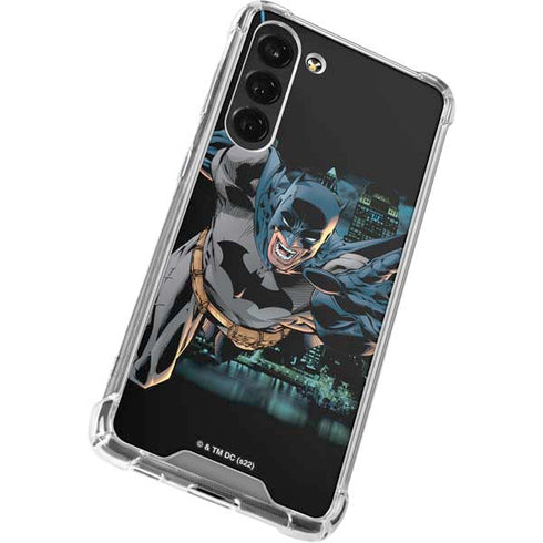 DC Comics Batman All Star Batman & Robin, The Boy Wonder Action Pose Art BY Jim Lee Galaxy S24 FE Clear Case