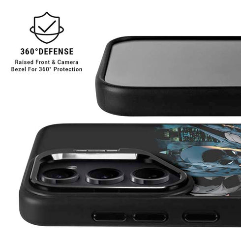 DC Comics Batman All Star Batman & Robin, The Boy Wonder Action Pose Art BY Jim Lee Galaxy S25 Kickstand Case