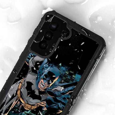 DC Comics Batman All Star Batman & Robin, The Boy Wonder Action Pose Art BY Jim Lee Galaxy S24 Plus Waterproof Case