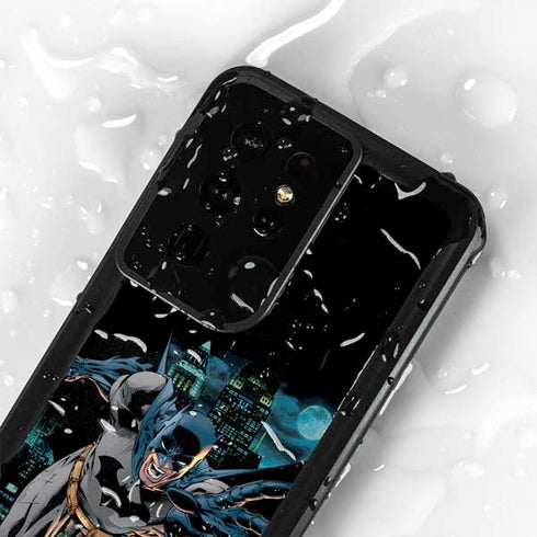 DC Comics Batman All Star Batman & Robin, The Boy Wonder Action Pose Art BY Jim Lee Galaxy S24 Ultra Waterproof Case