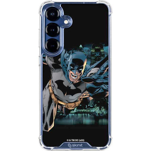 DC Comics Batman All Star Batman & Robin, The Boy Wonder Action Pose Art BY Jim Lee Galaxy S25 Clear Case