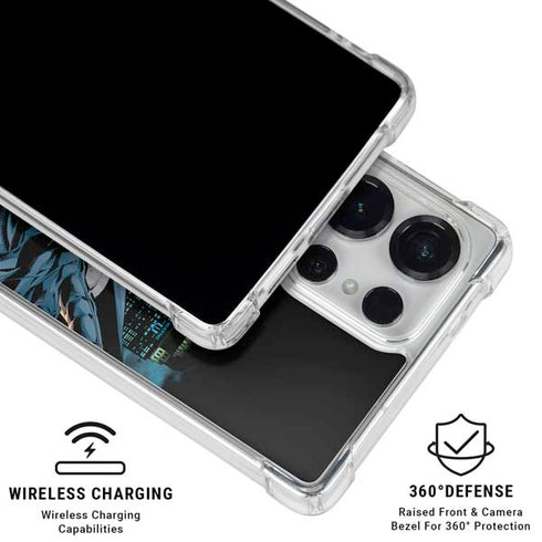 DC Comics Batman All Star Batman & Robin, The Boy Wonder Action Pose Art BY Jim Lee Galaxy S25 Ultra Clear Case