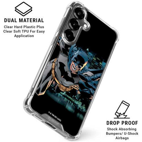 DC Comics Batman All Star Batman & Robin, The Boy Wonder Action Pose Art BY Jim Lee Galaxy S26 Clear Case