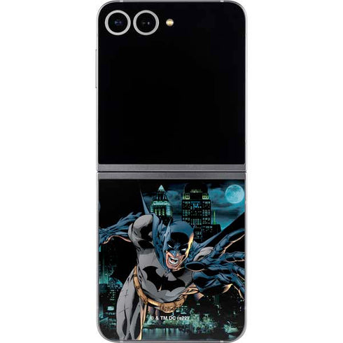 DC Comics Batman All Star Batman & Robin, The Boy Wonder Action Pose Art BY Jim Lee Galaxy Z Flip6 Skin