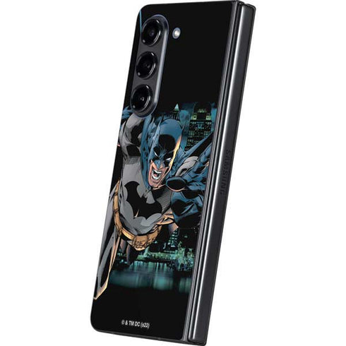 DC Comics Batman All Star Batman & Robin, The Boy Wonder Action Pose Art BY Jim Lee Galaxy Z Fold5 5G Skin