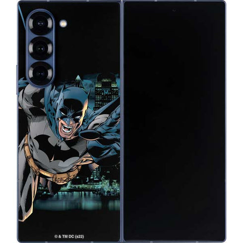 DC Comics Batman All Star Batman & Robin, The Boy Wonder Action Pose Art BY Jim Lee Galaxy Z Fold6 Skin