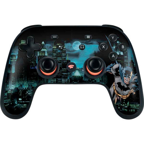 DC Comics Batman All Star Batman & Robin, The Boy Wonder Action Pose Art BY Jim Lee Google Stadia Controller Skin