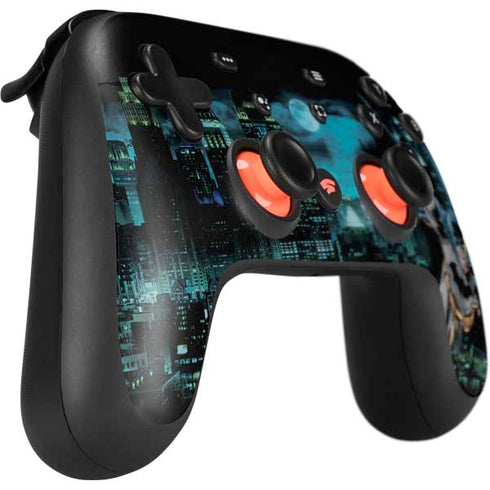 DC Comics Batman All Star Batman & Robin, The Boy Wonder Action Pose Art BY Jim Lee Google Stadia Controller Skin