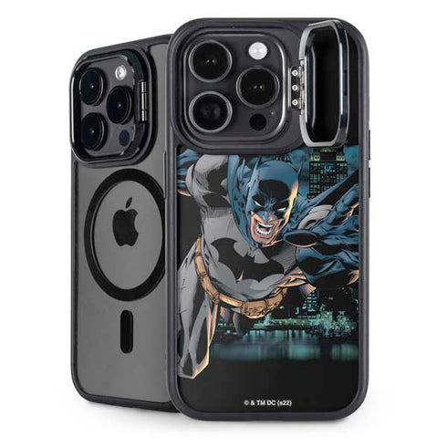 DC Comics Batman All Star Batman & Robin, The Boy Wonder Action Pose Art BY Jim Lee iPhone 13 Pro Max Kickstand Case