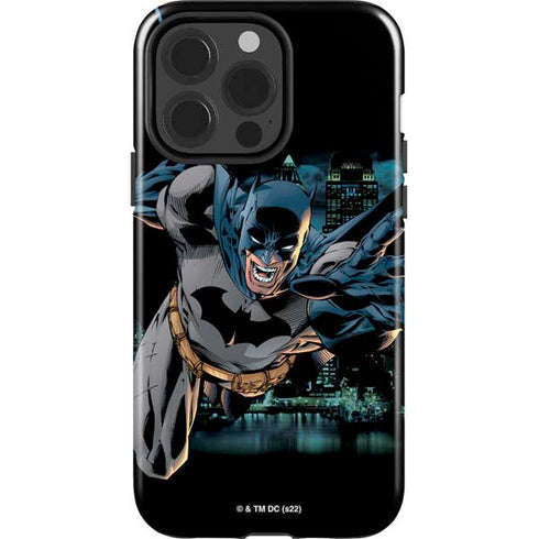 DC Comics Batman All Star Batman & Robin, The Boy Wonder Action Pose Art BY Jim Lee iPhone 15 Pro Impact Case