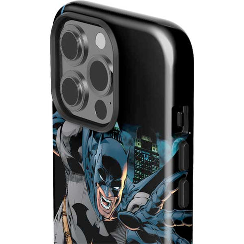 DC Comics Batman All Star Batman & Robin, The Boy Wonder Action Pose Art BY Jim Lee iPhone 15 Pro Impact Case