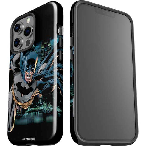 DC Comics Batman All Star Batman & Robin, The Boy Wonder Action Pose Art BY Jim Lee iPhone 15 Pro Impact Case
