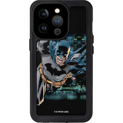 DC Comics Batman All Star Batman & Robin, The Boy Wonder Action Pose Art BY Jim Lee iPhone 15 Pro Waterproof Case