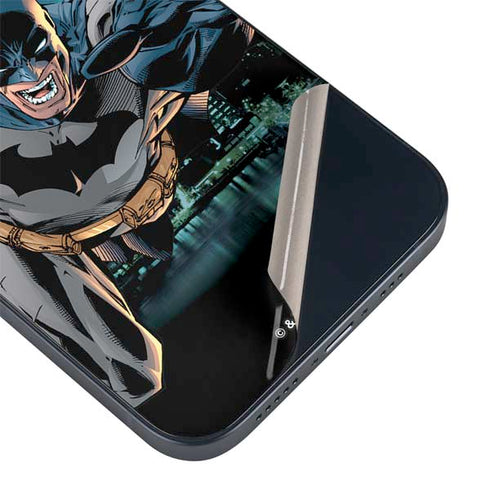 DC Comics Batman All Star Batman & Robin, The Boy Wonder Action Pose Art BY Jim Lee iPhone 15 Skin