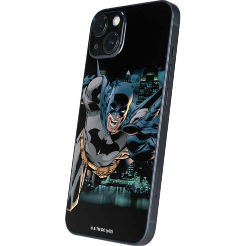 DC Comics Batman All Star Batman & Robin, The Boy Wonder Action Pose Art BY Jim Lee iPhone 15 Skin