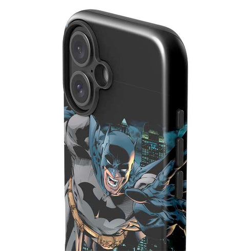 DC Comics Batman All Star Batman & Robin, The Boy Wonder Action Pose Art BY Jim Lee iPhone 16 Impact Case