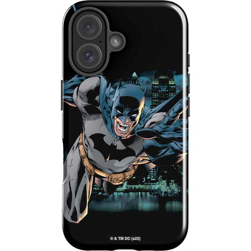 DC Comics Batman All Star Batman & Robin, The Boy Wonder Action Pose Art BY Jim Lee iPhone 16 Plus Impact Case