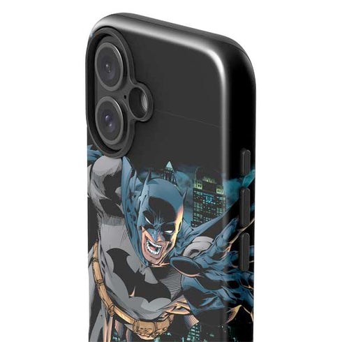 DC Comics Batman All Star Batman & Robin, The Boy Wonder Action Pose Art BY Jim Lee iPhone 16 Plus Impact Case