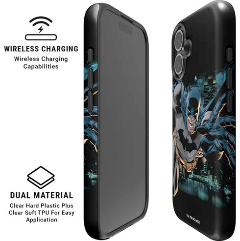 DC Comics Batman All Star Batman & Robin, The Boy Wonder Action Pose Art BY Jim Lee iPhone 16 Plus Magsafe Impact Case