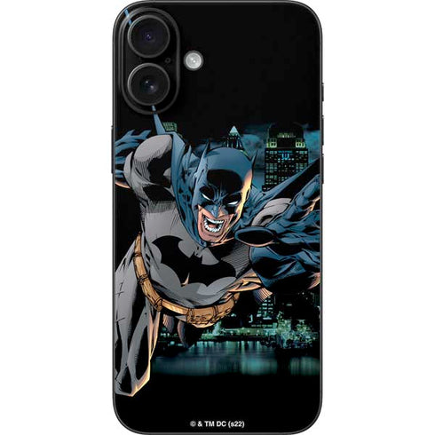 DC Comics Batman All Star Batman & Robin, The Boy Wonder Action Pose Art BY Jim Lee iPhone 16 Plus Skin