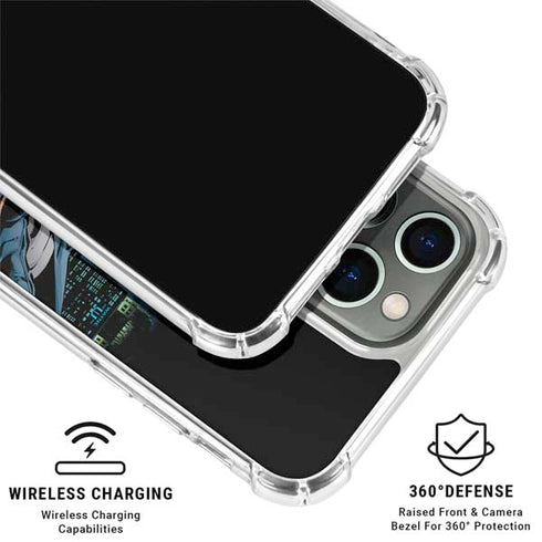 DC Comics Batman All Star Batman & Robin, The Boy Wonder Action Pose Art BY Jim Lee iPhone 16 Pro Clear Case