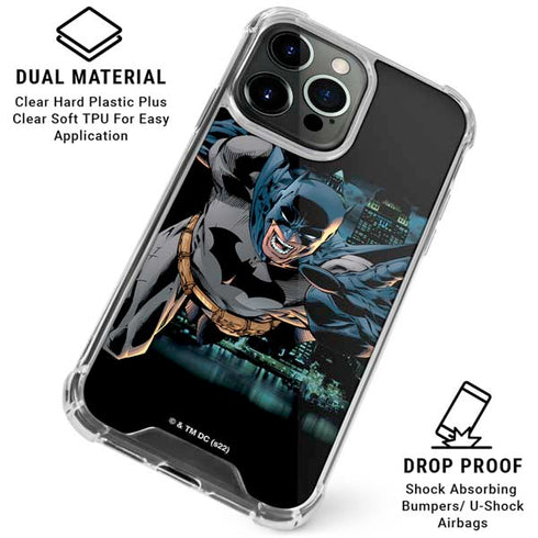DC Comics Batman All Star Batman & Robin, The Boy Wonder Action Pose Art BY Jim Lee iPhone 16 Pro Max Clear Case