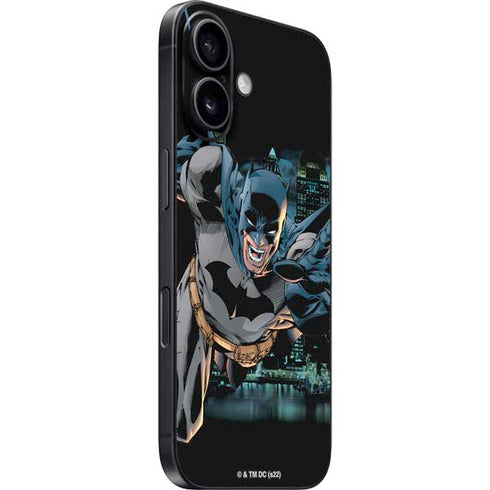DC Comics Batman All Star Batman & Robin, The Boy Wonder Action Pose Art BY Jim Lee iPhone 16 Skin