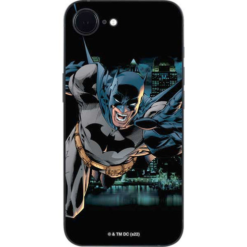 DC Comics Batman All Star Batman & Robin, The Boy Wonder Action Pose Art BY Jim Lee iPhone 16e Skin