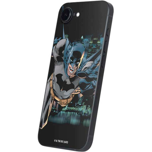 DC Comics Batman All Star Batman & Robin, The Boy Wonder Action Pose Art BY Jim Lee iPhone 16e Skin