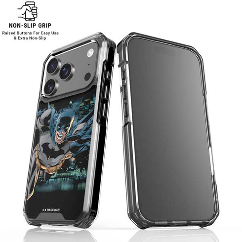 DC Comics Batman All Star Batman & Robin, The Boy Wonder Action Pose Art BY Jim Lee iPhone 18 Pro Clear Case
