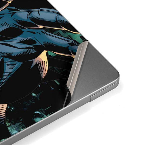 DC Comics Batman All Star Batman & Robin, The Boy Wonder Action Pose Art BY Jim Lee Apple MacBook Pro 14-inch Skin