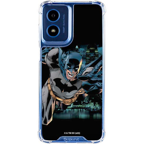 DC Comics Batman All Star Batman & Robin, The Boy Wonder Action Pose Art BY Jim Lee Moto G 5G (2024) Clear Case