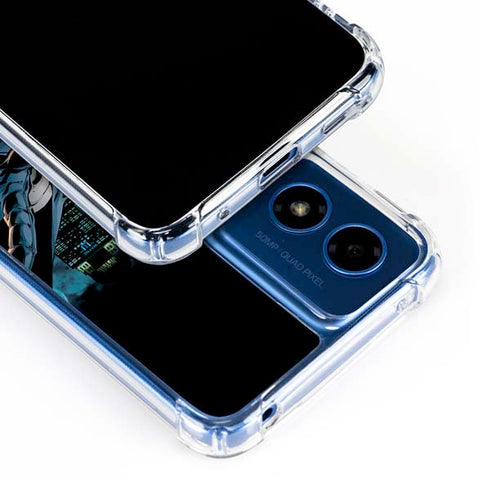 DC Comics Batman All Star Batman & Robin, The Boy Wonder Action Pose Art BY Jim Lee Moto G 5G (2024) Clear Case