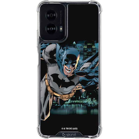 DC Comics Batman All Star Batman & Robin, The Boy Wonder Action Pose Art BY Jim Lee Moto G Power 5G (2024) Clear Case