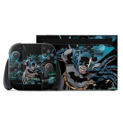 DC Comics Batman All Star Batman & Robin, The Boy Wonder Action Pose Art BY Jim Lee Nintendo Switch 2 (2025) with Joy-Con Skin