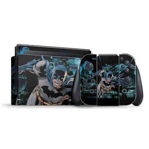 DC Comics Batman All Star Batman & Robin, The Boy Wonder Action Pose Art BY Jim Lee Nintendo Skins