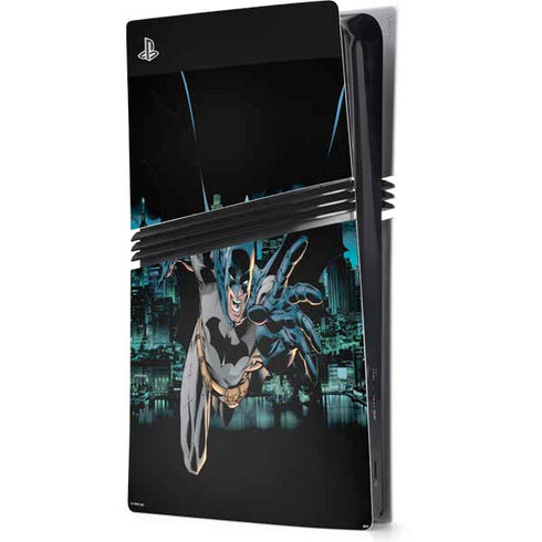 DC Comics Batman All Star Batman & Robin, The Boy Wonder Action Pose Art BY Jim Lee PS5 Pro Console Skin