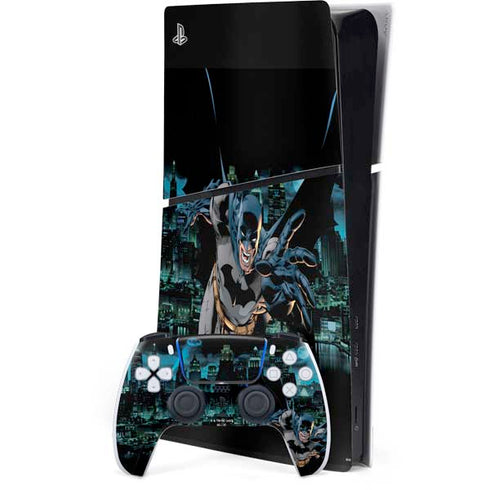 DC Comics Batman All Star Batman & Robin, The Boy Wonder Action Pose Art BY Jim Lee PlayStation PS5 Skins